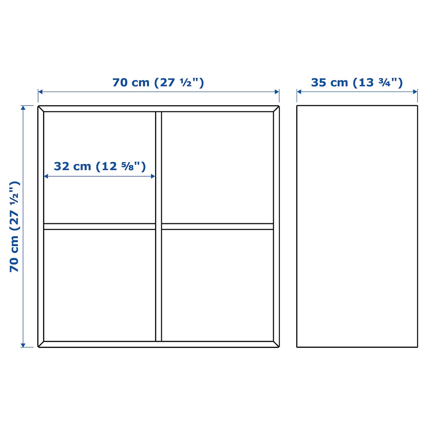 IKEA EKET Mueble de almacenaje blanco 70x35x70 cm Grandes descuentos