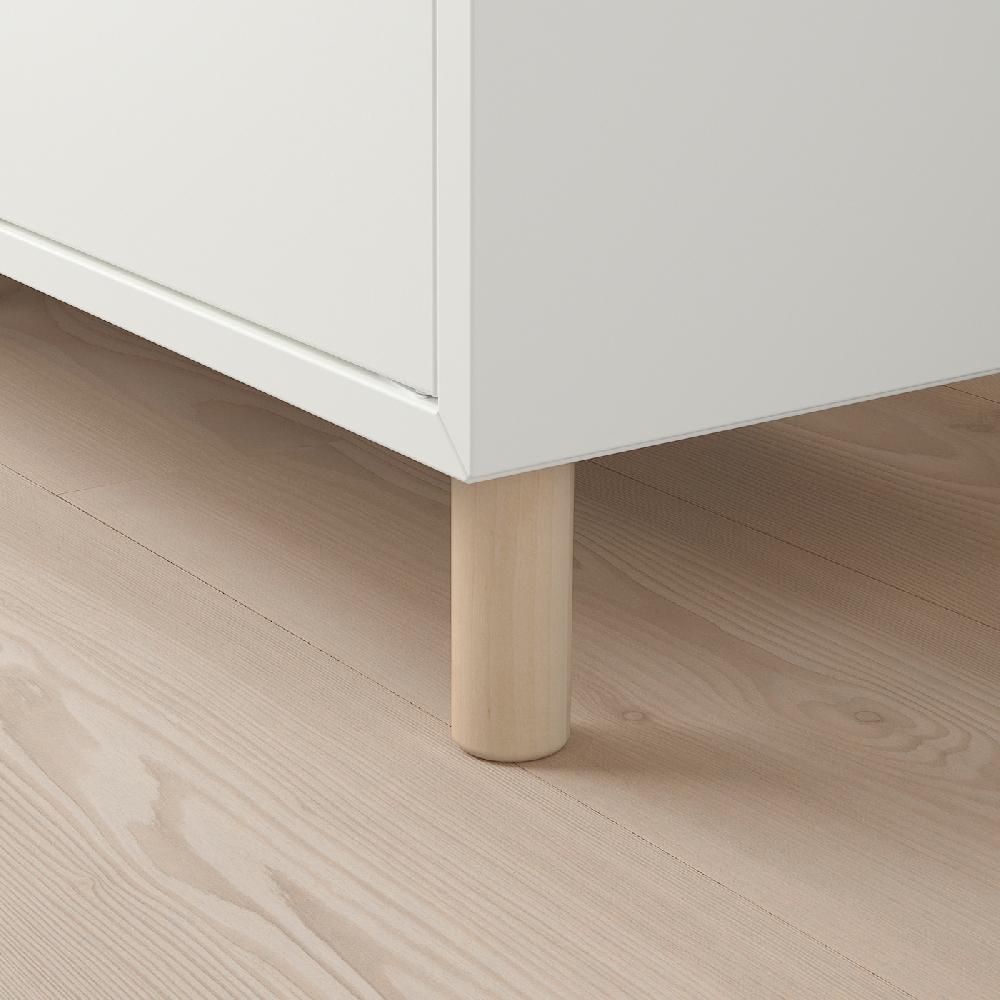 IKEA EKET Combinación de almacenaje con patas blanco/madera 35x35x80 cm Descuentos del mes