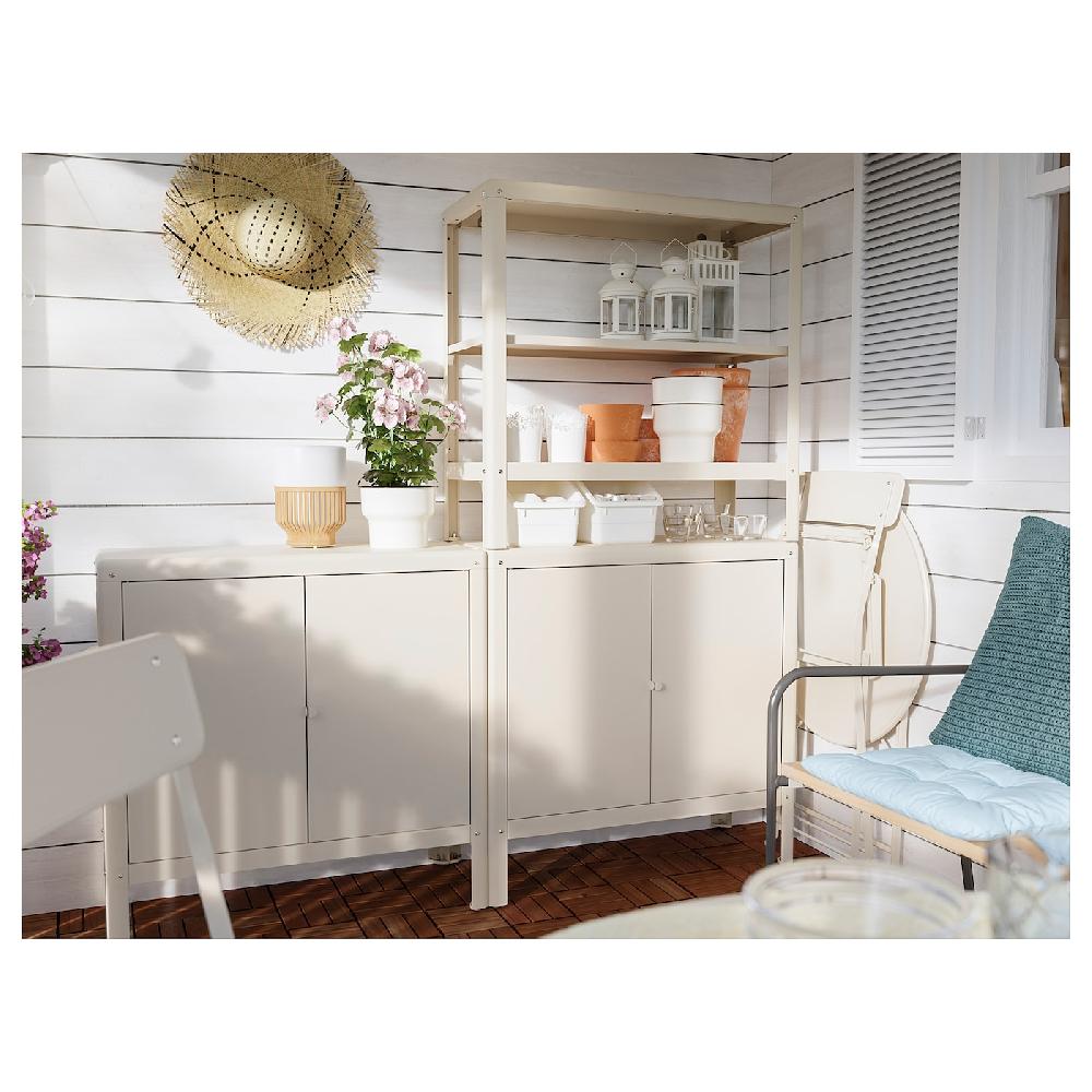 IKEA KOLBJÖRN Armario para interior o exterior beige 80x81 cm Descuento por venta flash