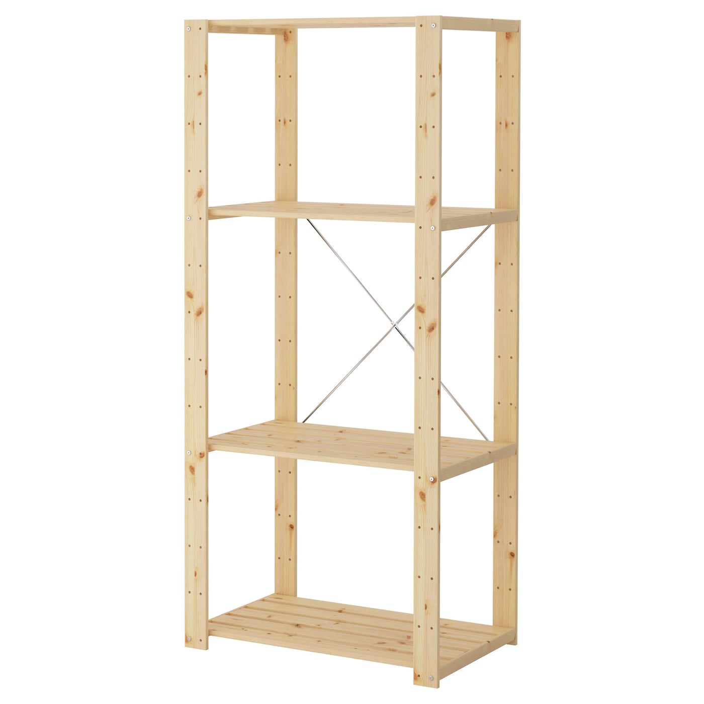 IKEA HEJNE 1 sección madera conífera 78x50x171 cm