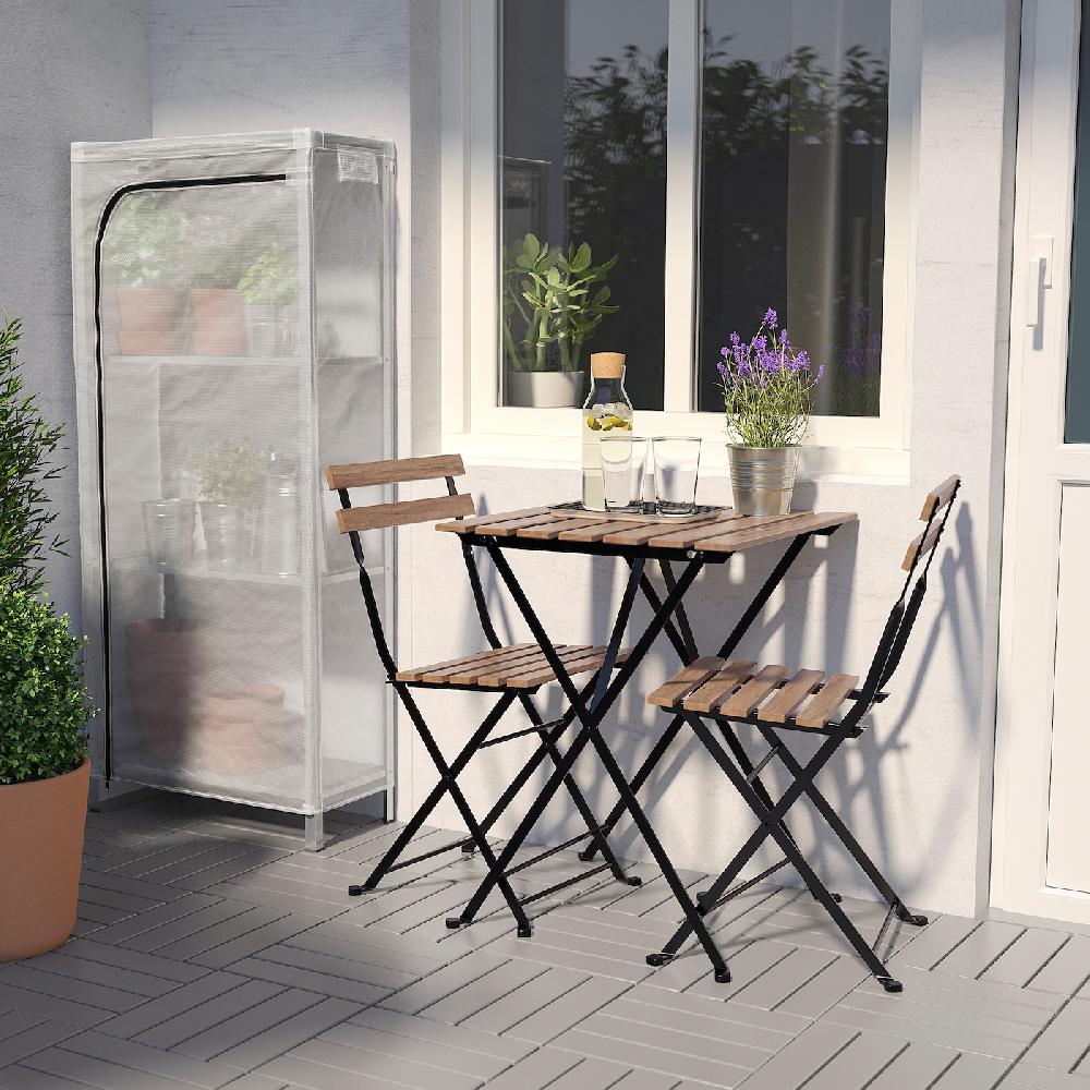 IKEA HYLLIS Estantería con funda transparente 60x27x140 cm Ofertas