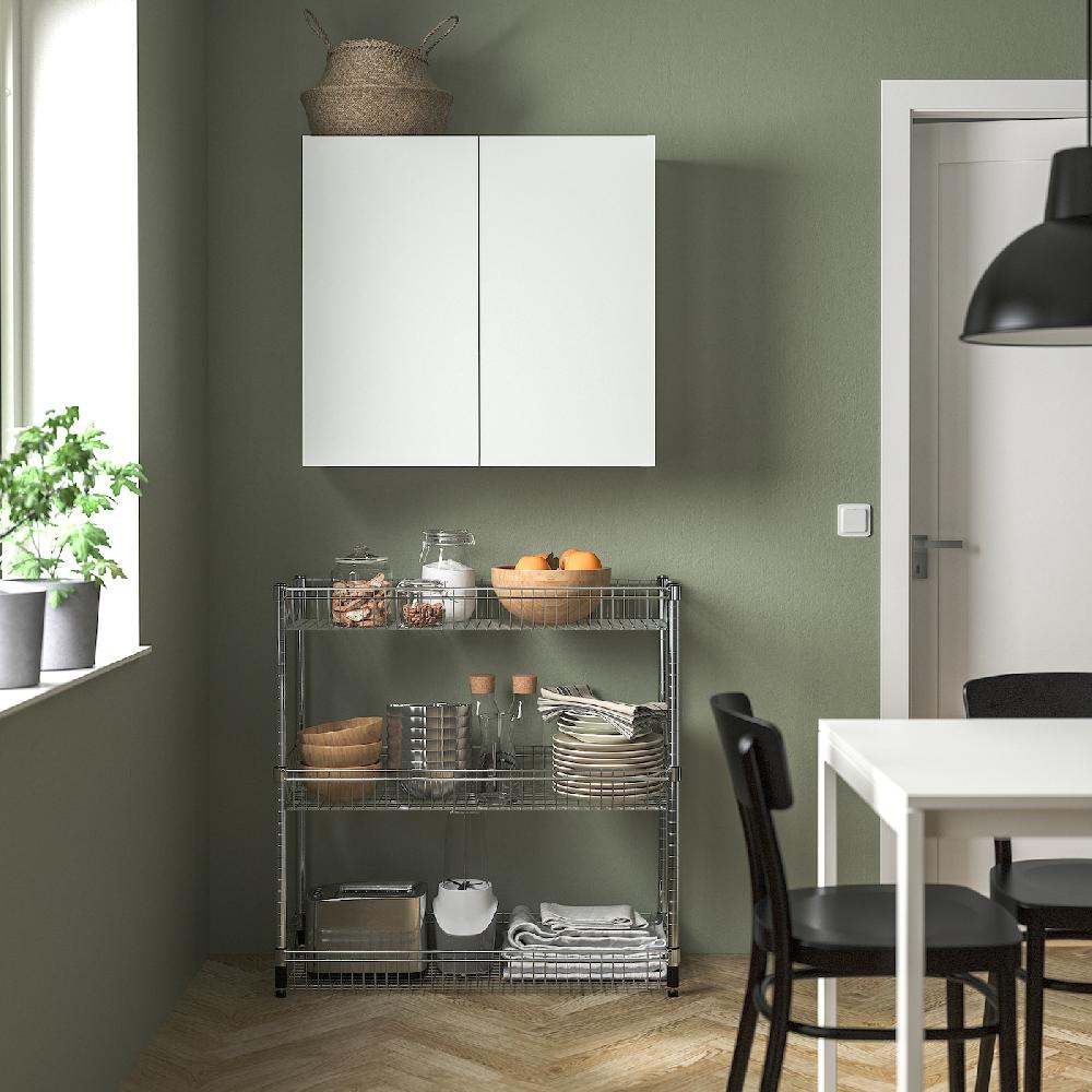 IKEA OMAR Estantería con 3 cestos galvanizado 92x36x94 cm Rebajas baratas