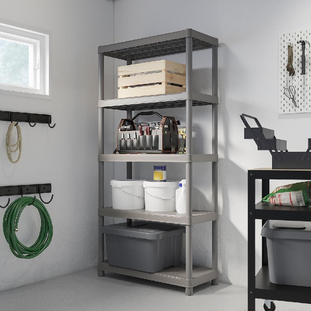 IKEA RUNMARÖ Estantería gris oscuro interior/exterior 90x40x182 cm Los más vendidos