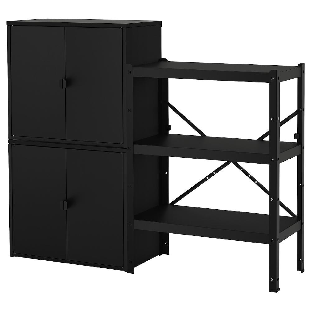 IKEA BROR Estante con armario 161x40x133 cm