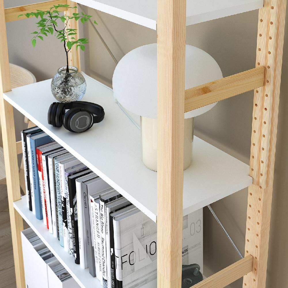 IKEA IVAR Estantería pino/metal blanco 89x30x179 cm Oferta especial