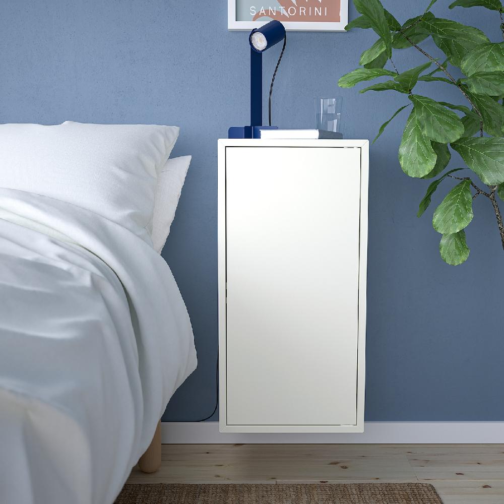 IKEA EKET Armario de pared con puerta/balda blanco 35x35x70 cm Promoción por tiempo limitado