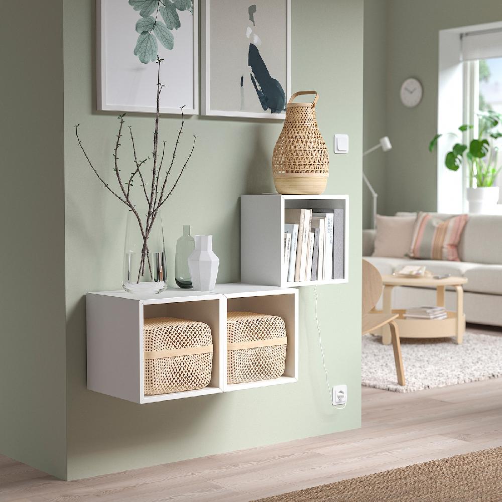IKEA EKET Mueble de almacenaje con riel blanco 105x35x70 cm Solo hoy
