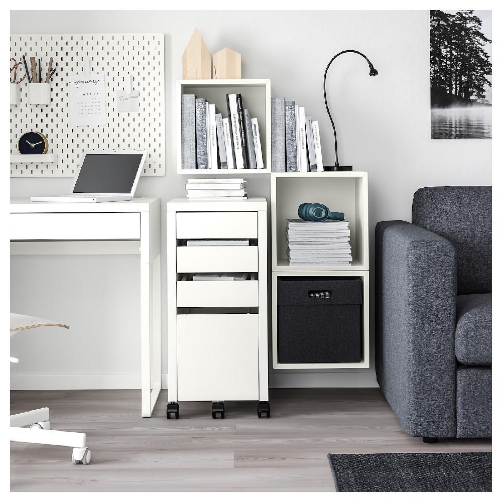 IKEA EKET Mueble de almacenaje con riel blanco 105x35x70 cm Solo hoy