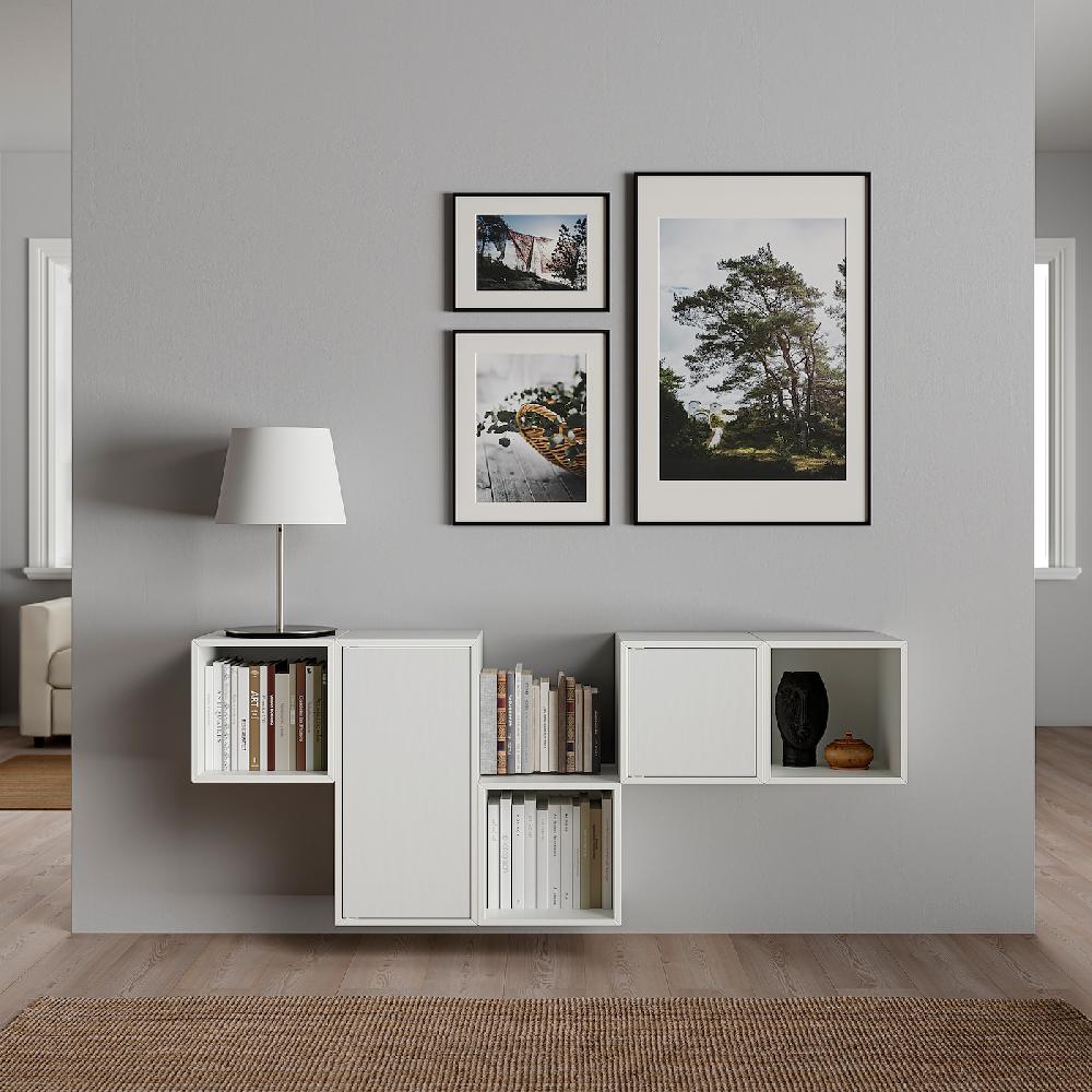 IKEA EKET Mueble de almacenaje con riel blanco 175x35x70 cm Superdescuento