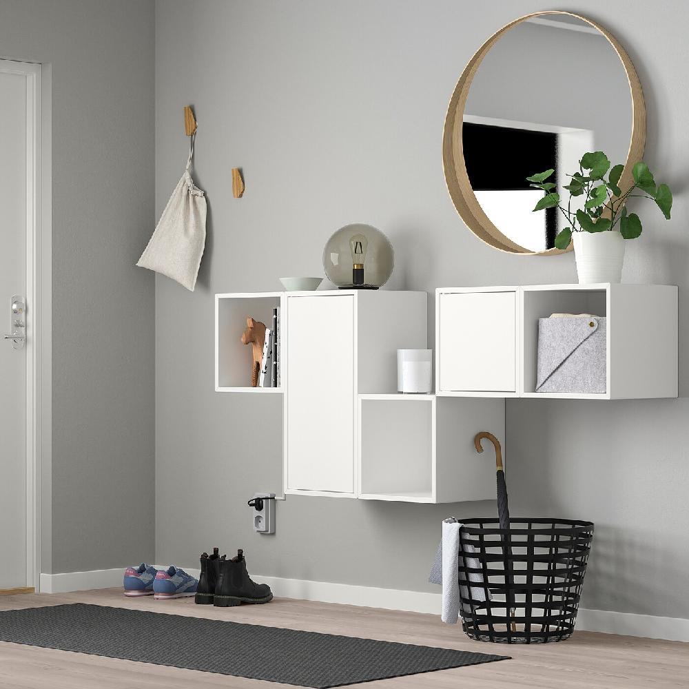 IKEA EKET Mueble de almacenaje con riel blanco 175x35x70 cm Superdescuento