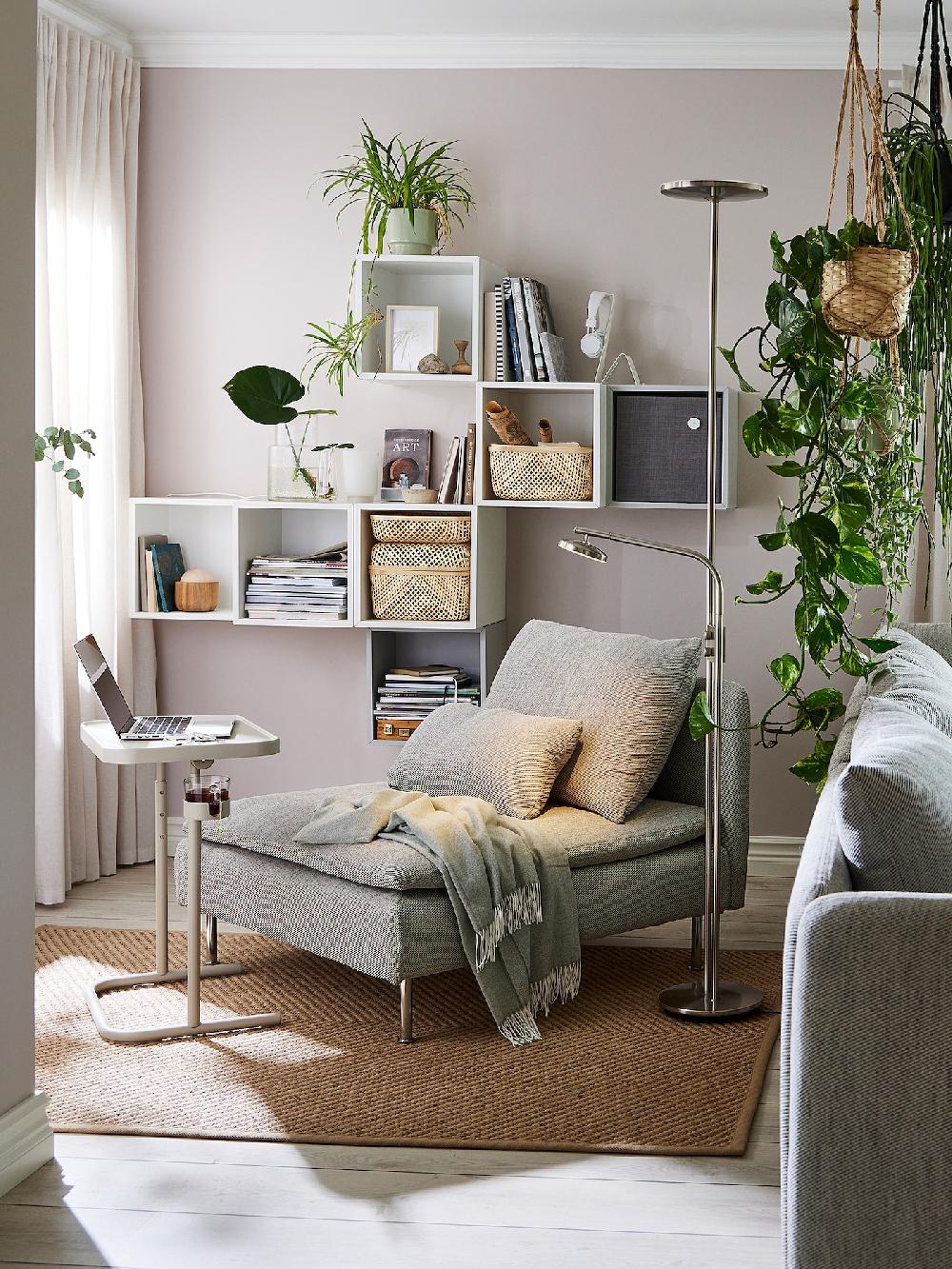 IKEA EKET Mueble de almacenaje en pared blanco 35x35x35 cm Ahorra y exporta