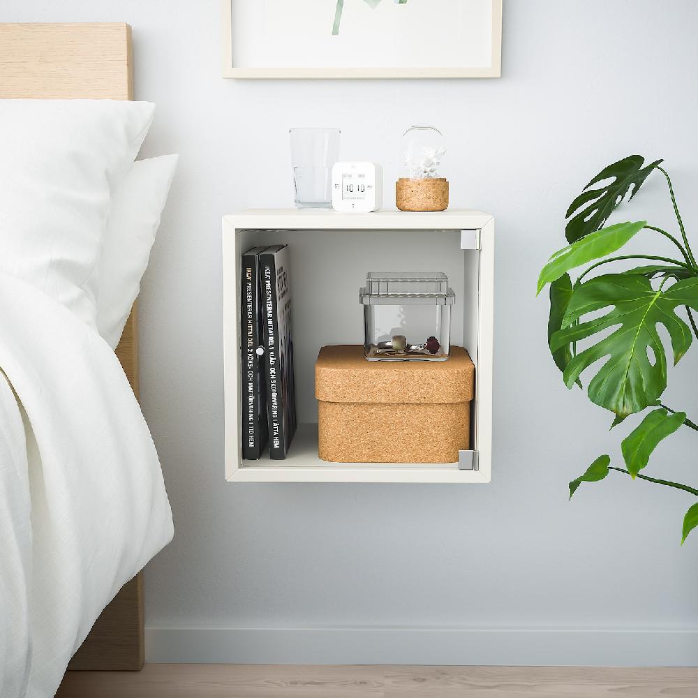 IKEA EKET Mueble de almacenaje con vitrina blanco 35x35x35 cm Precios de Black Friday