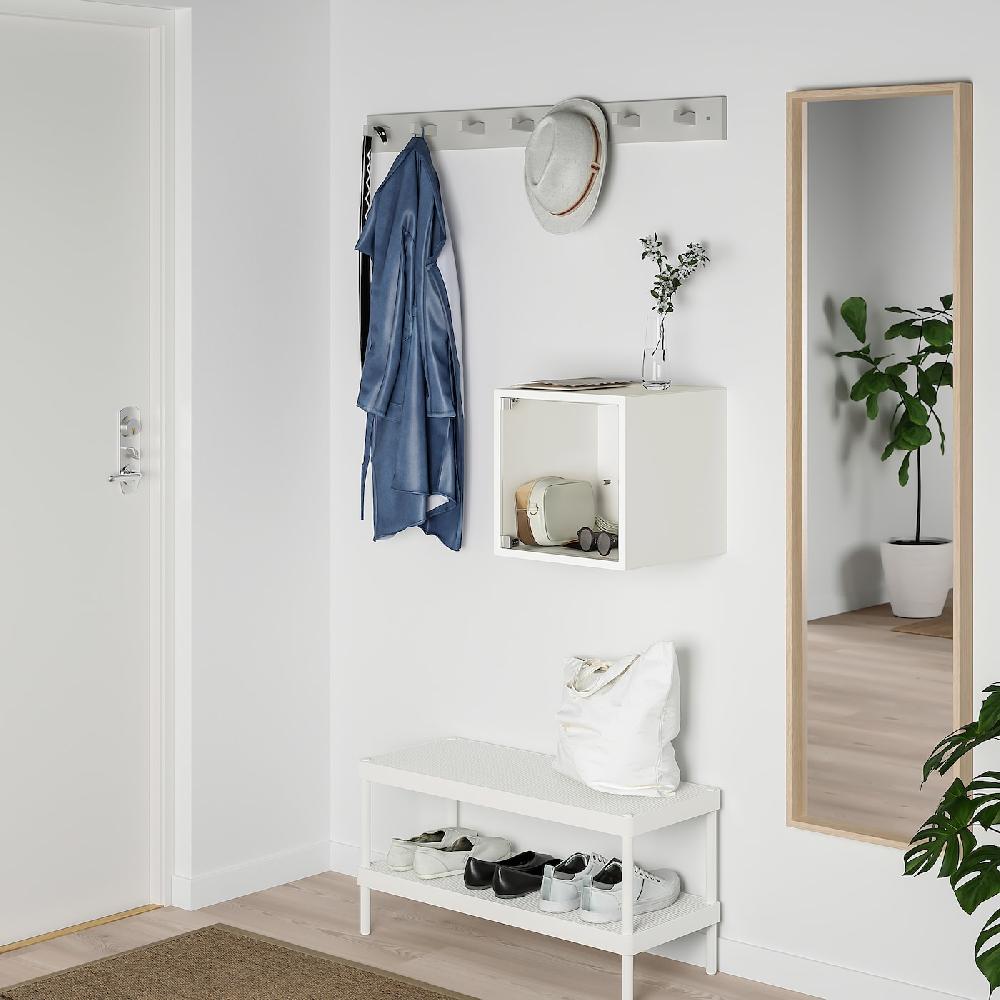 IKEA EKET Mueble de almacenaje con vitrina blanco 35x35x35 cm Precios de Black Friday