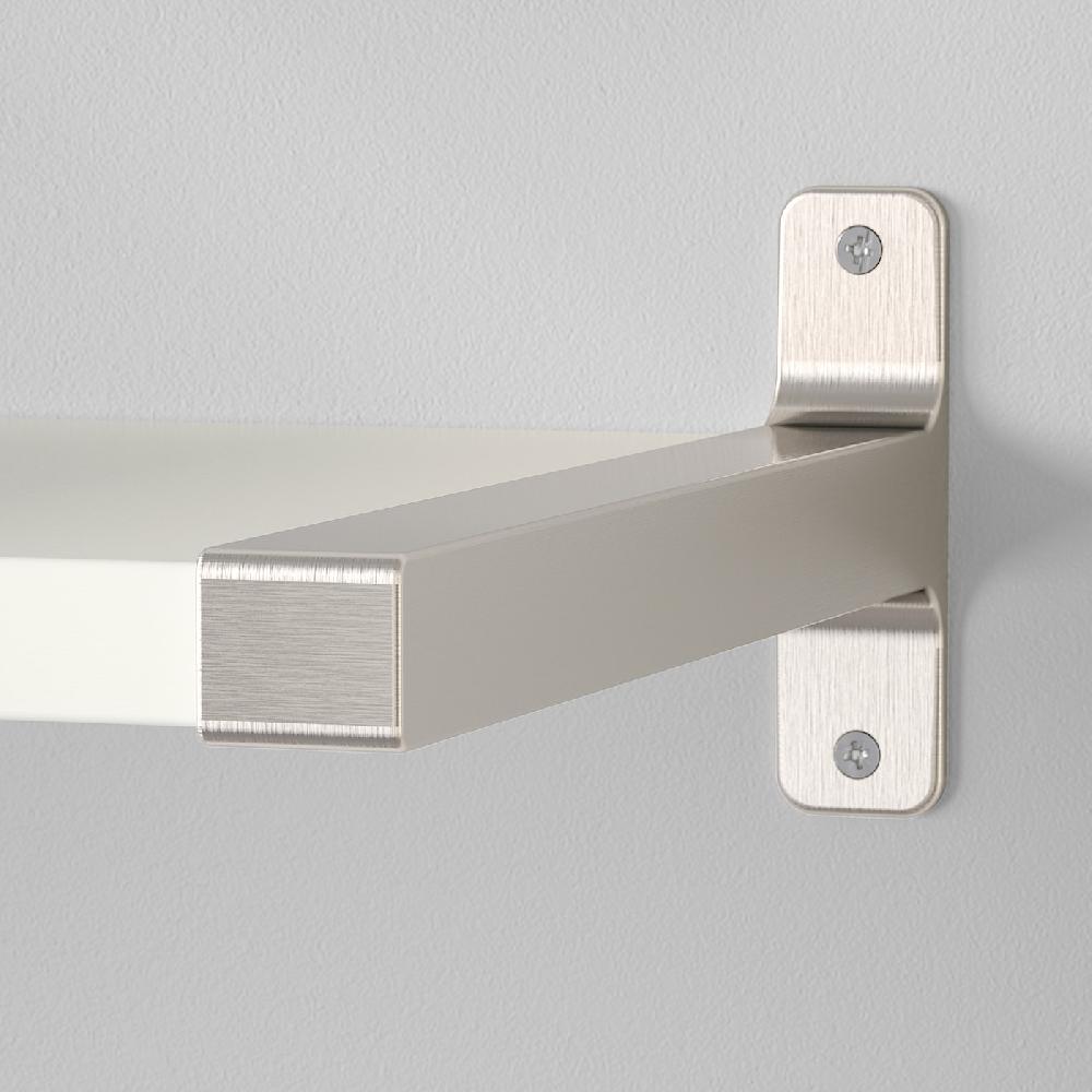 IKEA BERGSHULT / GRANHULT Estante blanco/niquelado 80x30 cm Ofertas de temporada