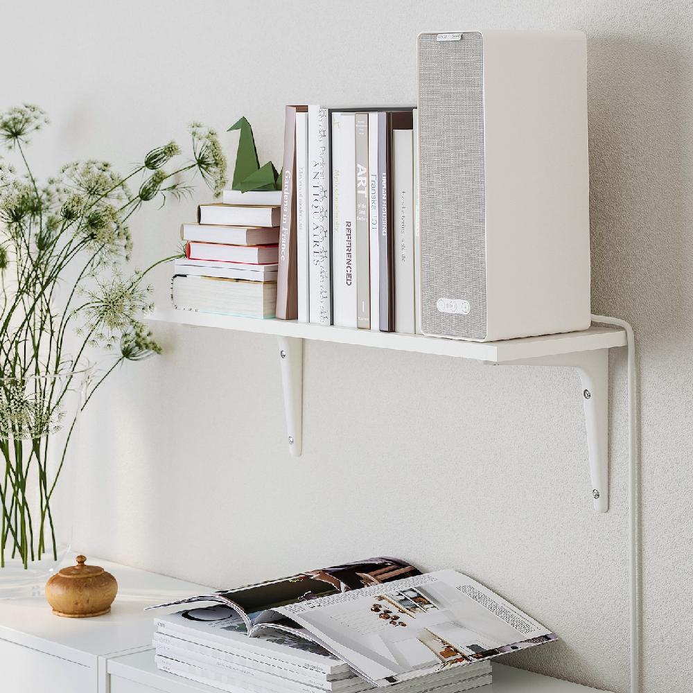 IKEA BURHULT / SIBBHULT Estante blanco/blanco 59x20 cm Rebajas de fin de temporada
