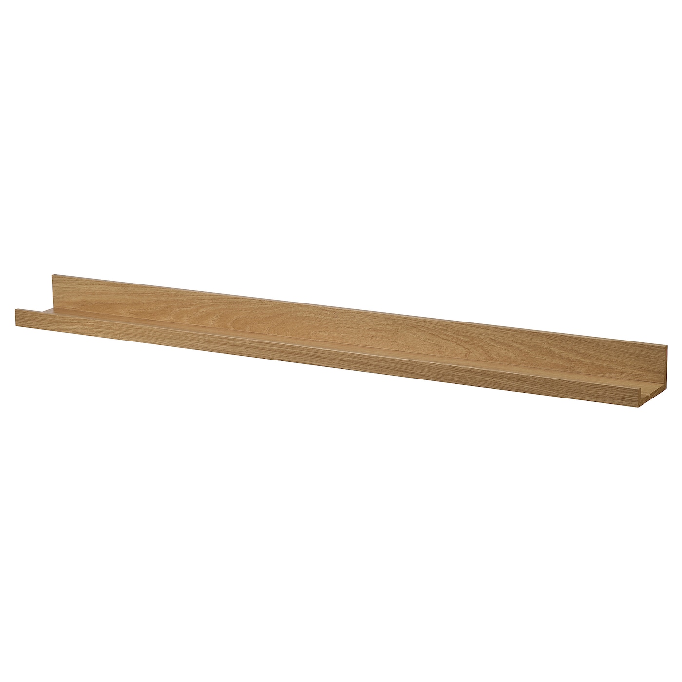 IKEA MOSSLANDA Estante para cuadros efecto roble 115 cm