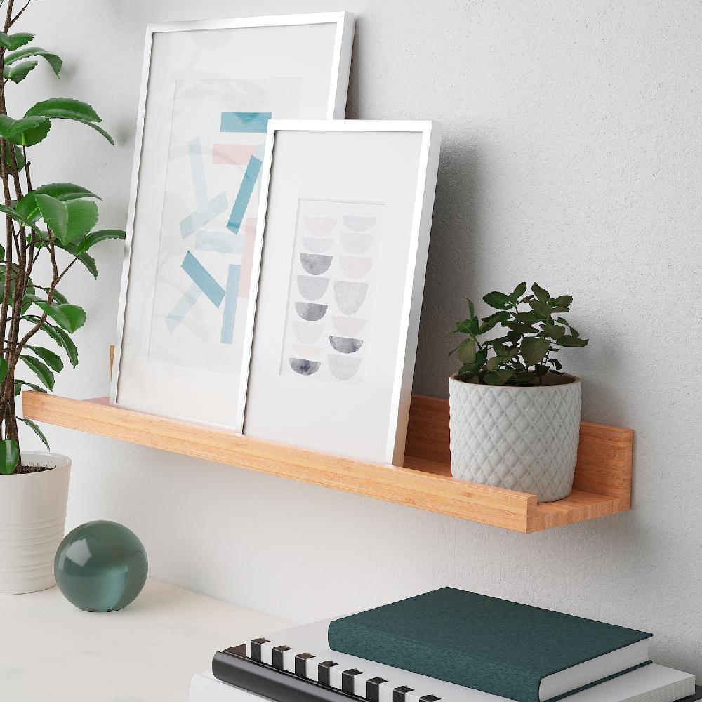 IKEA MÅLERÅS Estante para cuadros bambú 75 cm Rebajas baratas