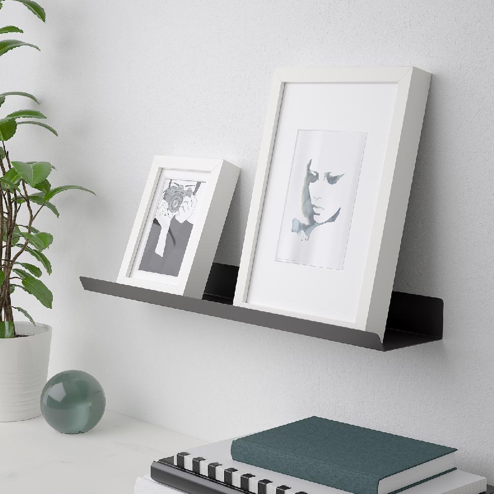 IKEA MALMBÄCK Estante exposición gris oscuro 60 cm Los más vendidos