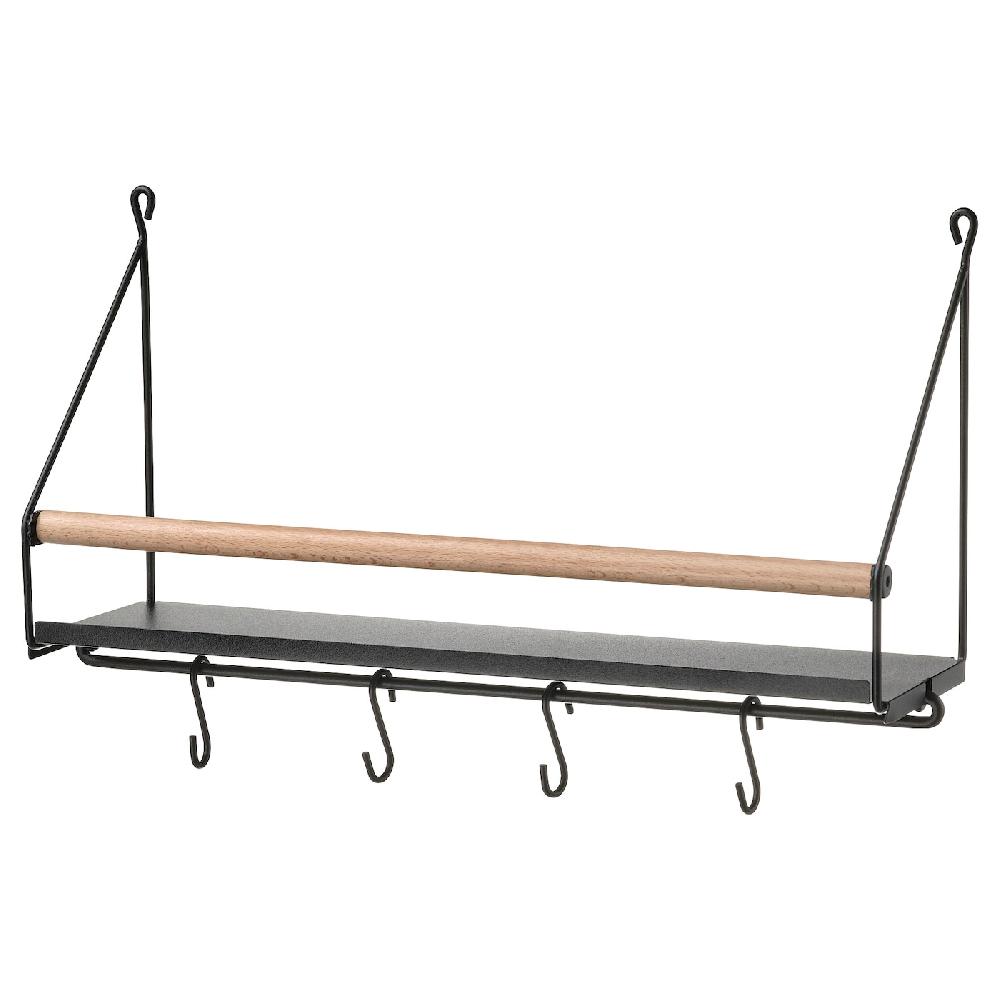 IKEA ÅKERBRUK Organizador pared con ganchos 42x12x26 cm