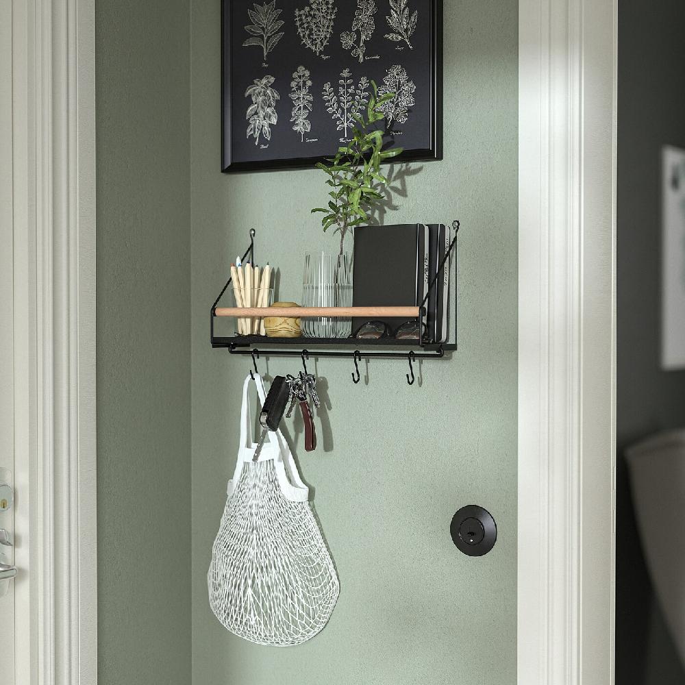 IKEA ÅKERBRUK Organizador pared con ganchos 42x12x26 cm Descuento