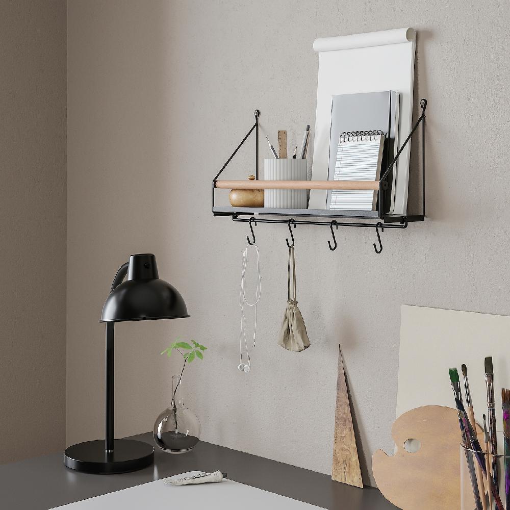 IKEA ÅKERBRUK Organizador pared con ganchos 42x12x26 cm Descuento