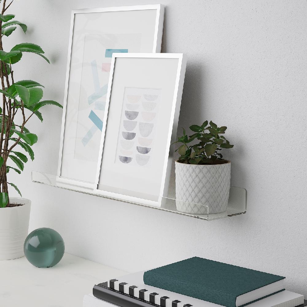 IKEA MELLÖSA Estante para cuadros transparente 60 cm Tienda
