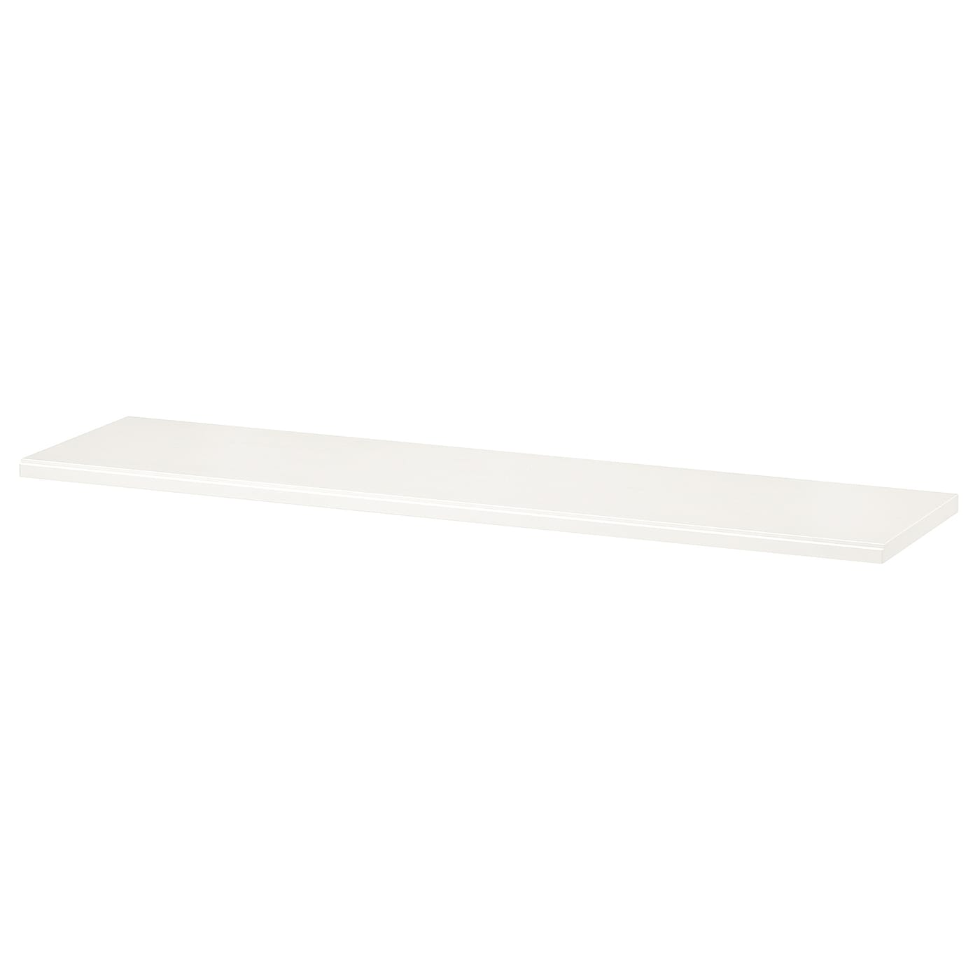 IKEA TRANHULT Balda álamo tinte blanco 120x30 cm