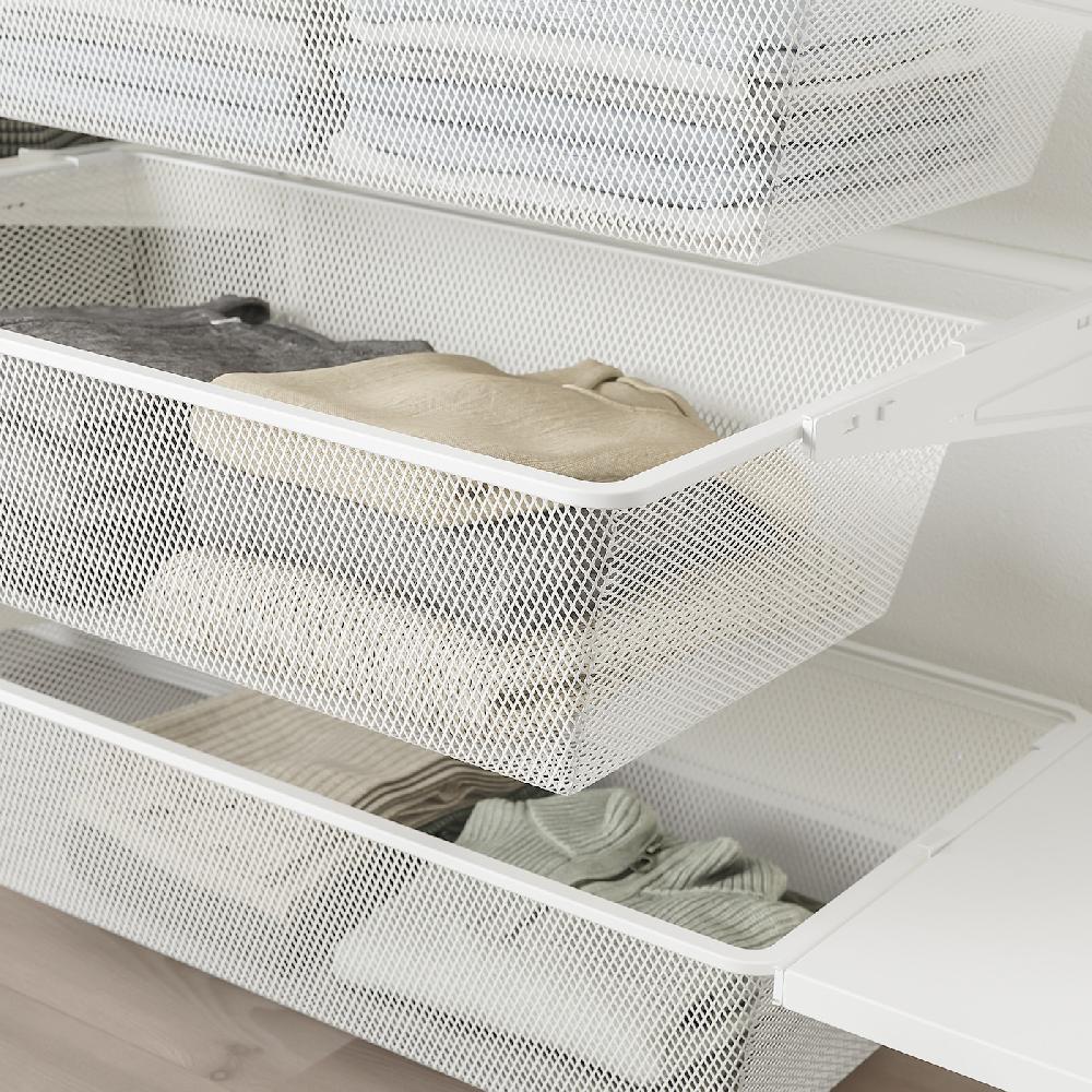 IKEA BOAXEL Combinación armario blanco 250x40x201 cm Promoción por tiempo limitado