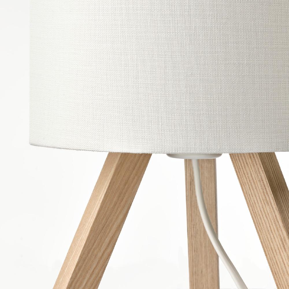 IKEA STORSEGEL Lámpara de mesa fresno/blanco Outlet online