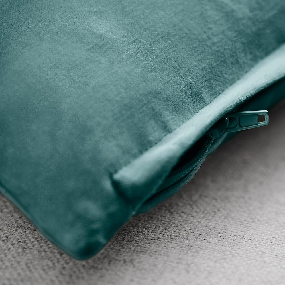 IKEA SANELA Funda de cojín gris oscuro turquesa 50x50 cm Rebajas baratas
