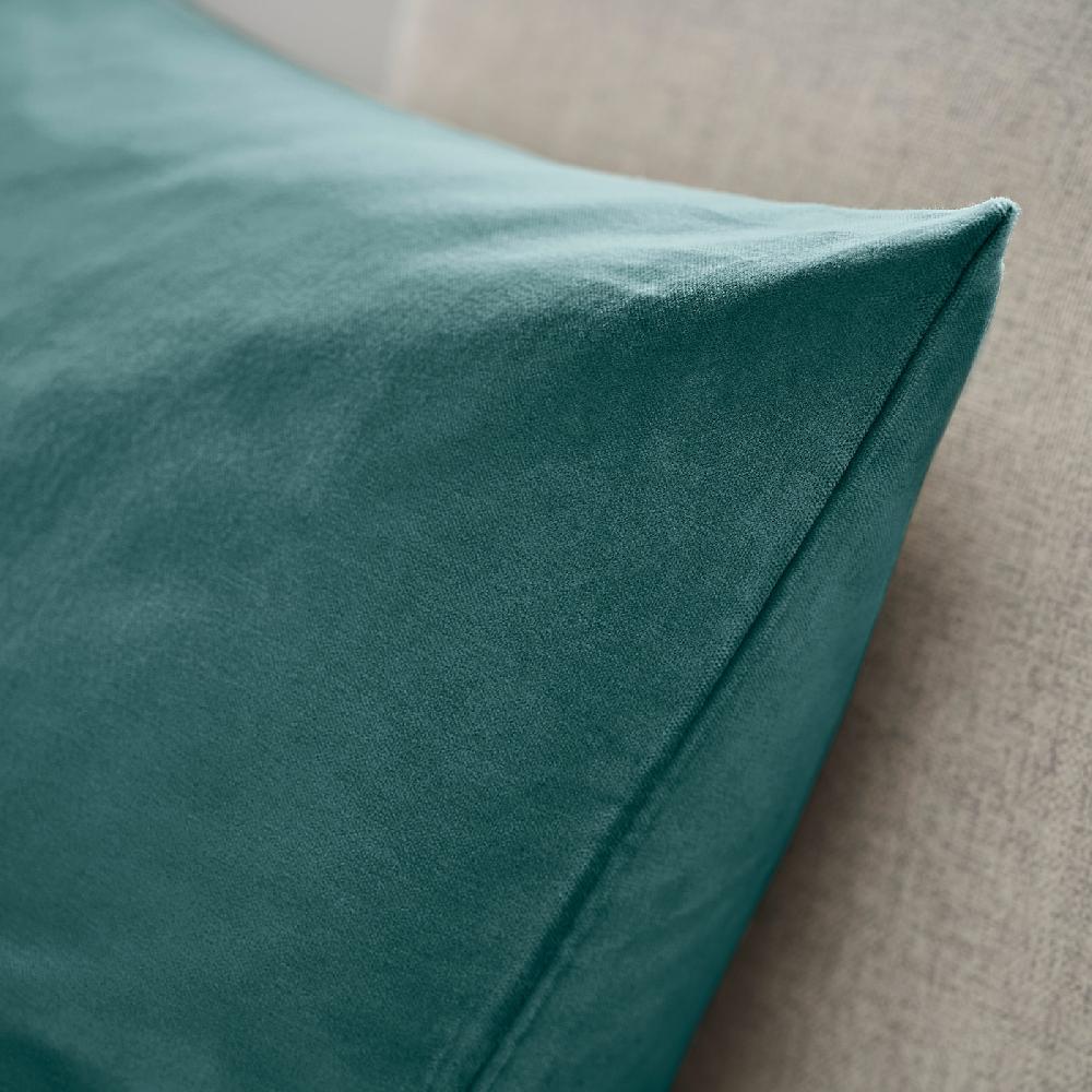 IKEA SANELA Funda de cojín gris oscuro turquesa 50x50 cm Rebajas baratas