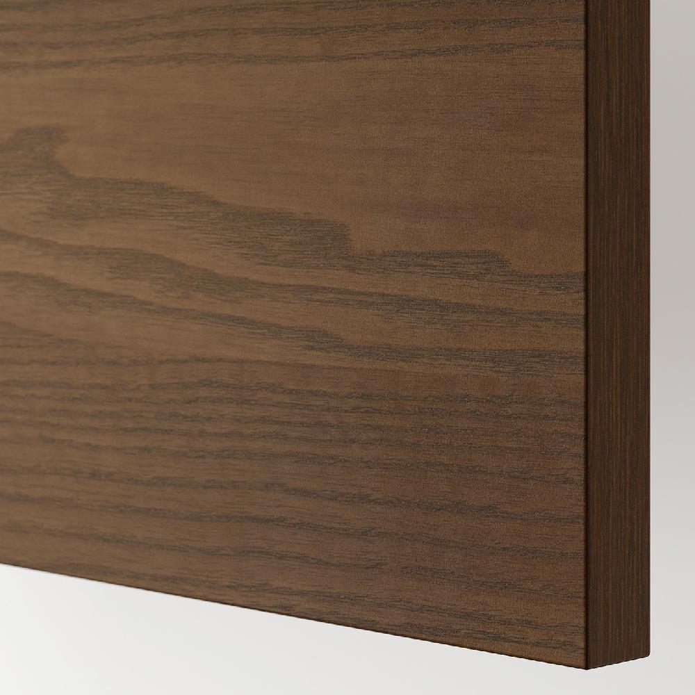 IKEA METOD / MAXIMERA Armario bajo con 3 cajones blanco/Stensta chapa de fresno marrón oscuro 40x60 cm Descuento