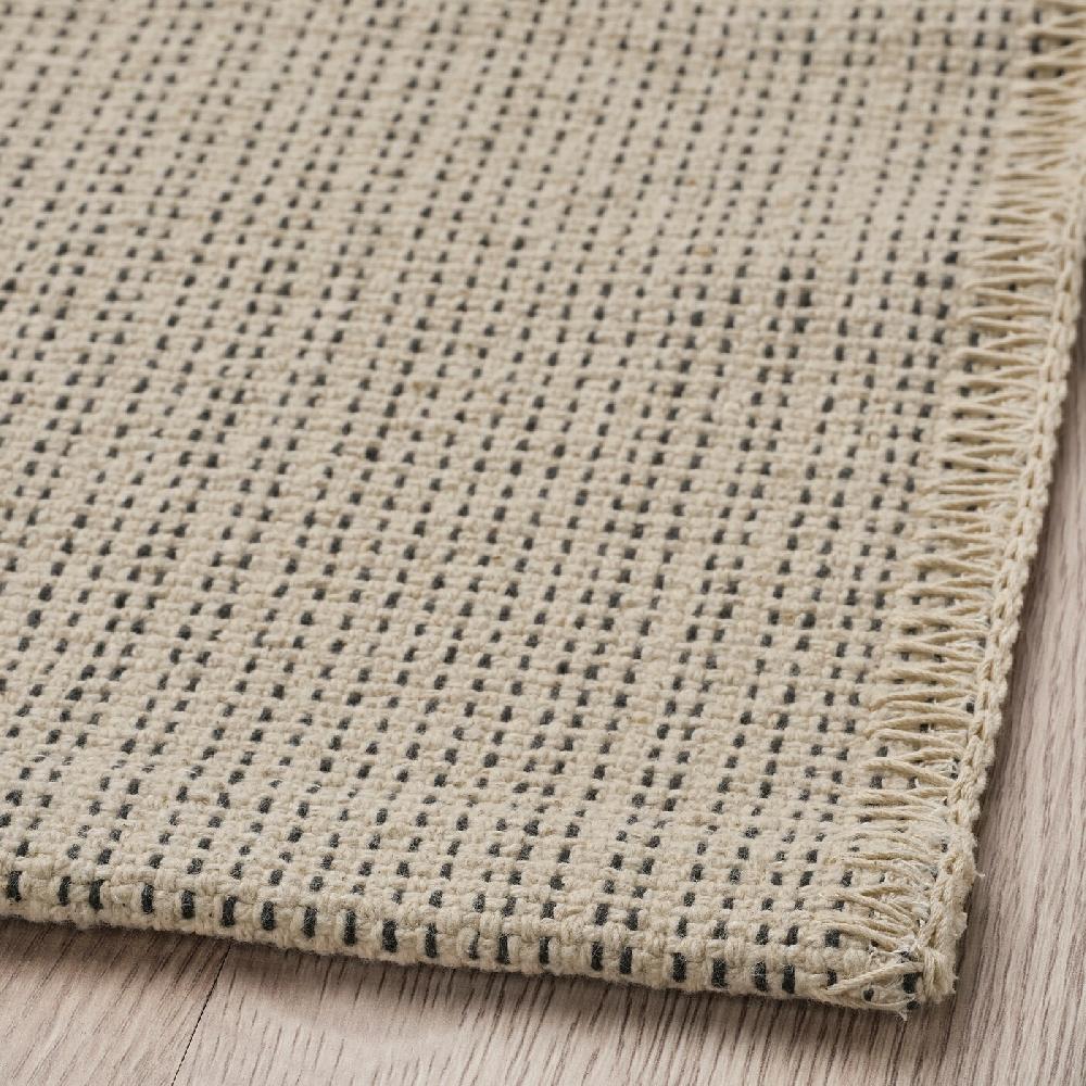 IKEA TIPHEDE Alfombra natural/negro 50x80 cm Oferta especial