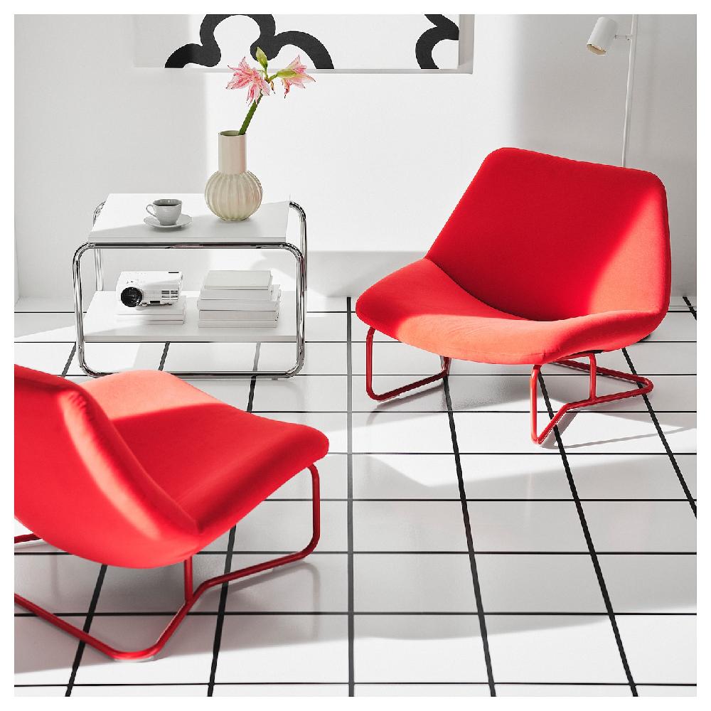 IKEA SOTENÄS Sillón Hakebo rojo Últimos 2 días