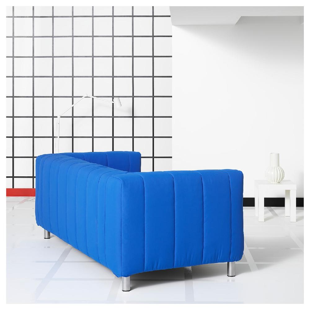 IKEA KLIPPAN Funda para sofá de 2 plazas Långban azul vivo Último día
