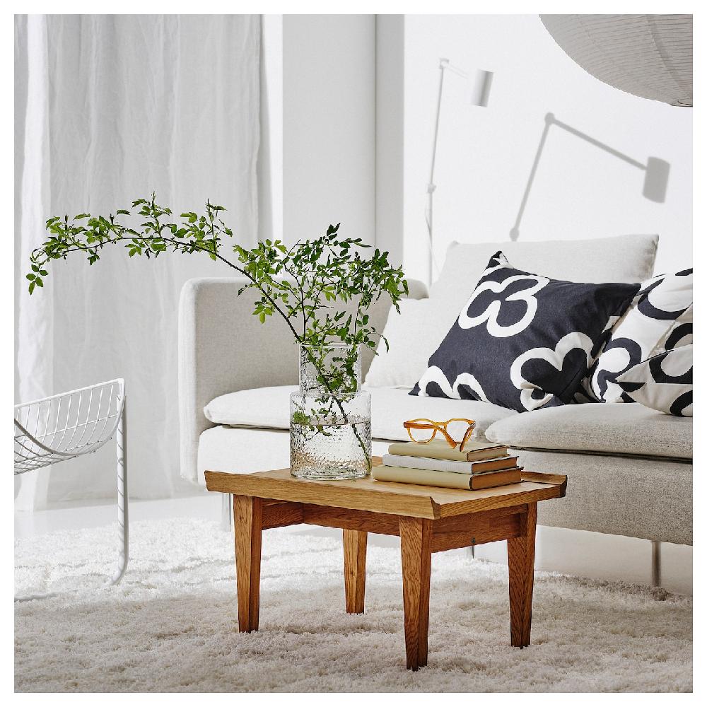 IKEA GUTTANE Mesa auxiliar roble 58x39 cm Solo hoy