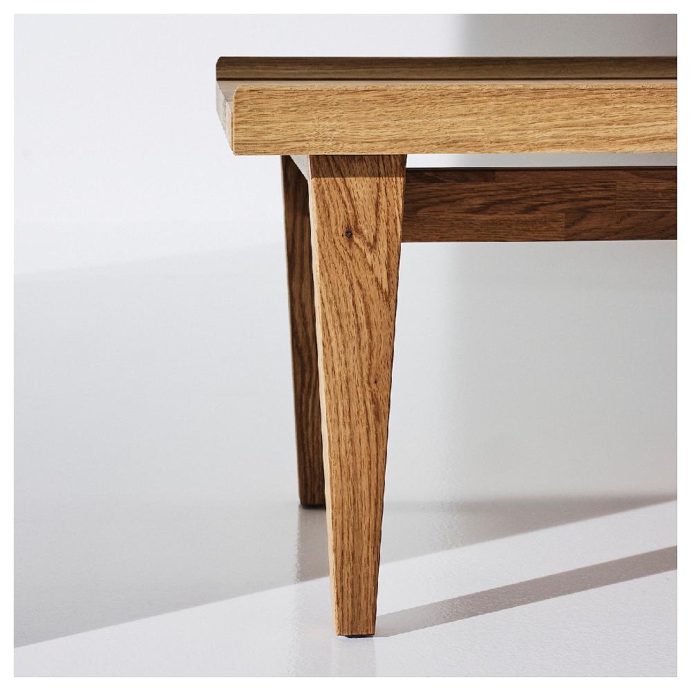 IKEA GUTTANE Mesa auxiliar roble 58x39 cm Solo hoy