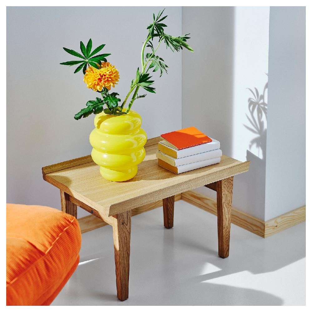 IKEA GUTTANE Mesa auxiliar roble 58x39 cm Solo hoy