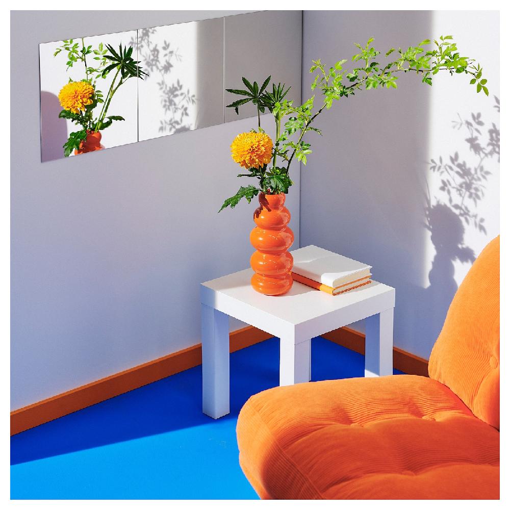 IKEA KÄLLARHALS Florero / jarrón naranja 26 cm Envío internacional gratuito