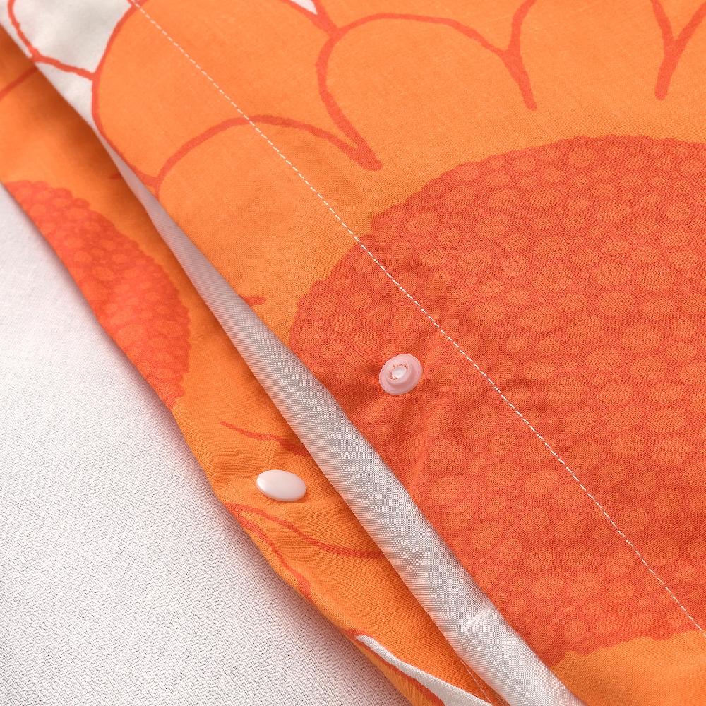 IKEA KRANSMALVA Funda nórdica con funda de almohada naranja 150x200/50x60 cm Tienda de fábrica