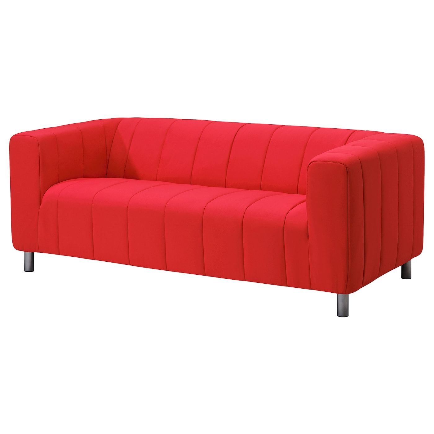 IKEA KLIPPAN Sofá de 2 plazas Långban rojo vivo