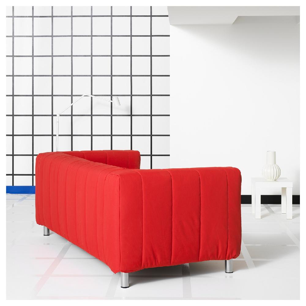 IKEA KLIPPAN Sofá de 2 plazas Långban rojo vivo Limitado a 3 días
