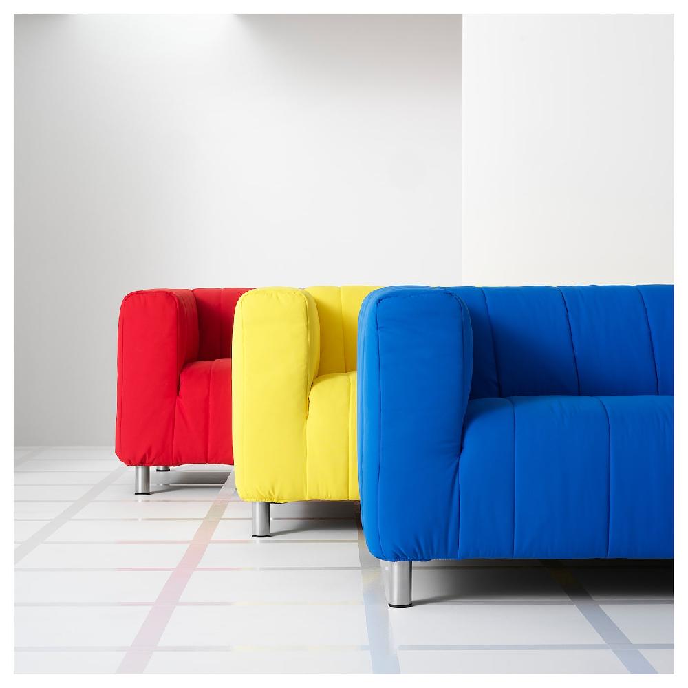 IKEA KLIPPAN Sofá de 2 plazas Långban rojo vivo Limitado a 3 días