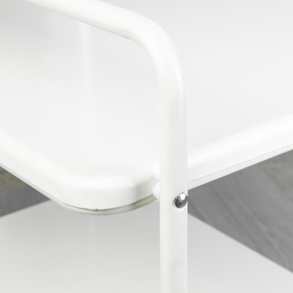 IKEA JÄRLÅSA Mesa auxiliar con ruedas blanco 65x45 cm Libre de impuestos