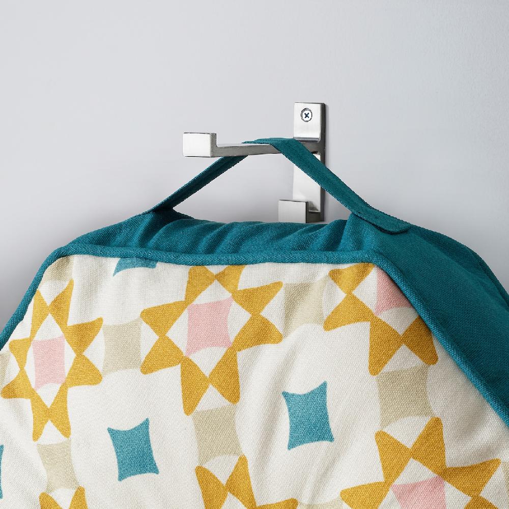 IKEA GOKVÄLLÅ Cojín suelo azul/multicolor 45x45x10 cm Última moda