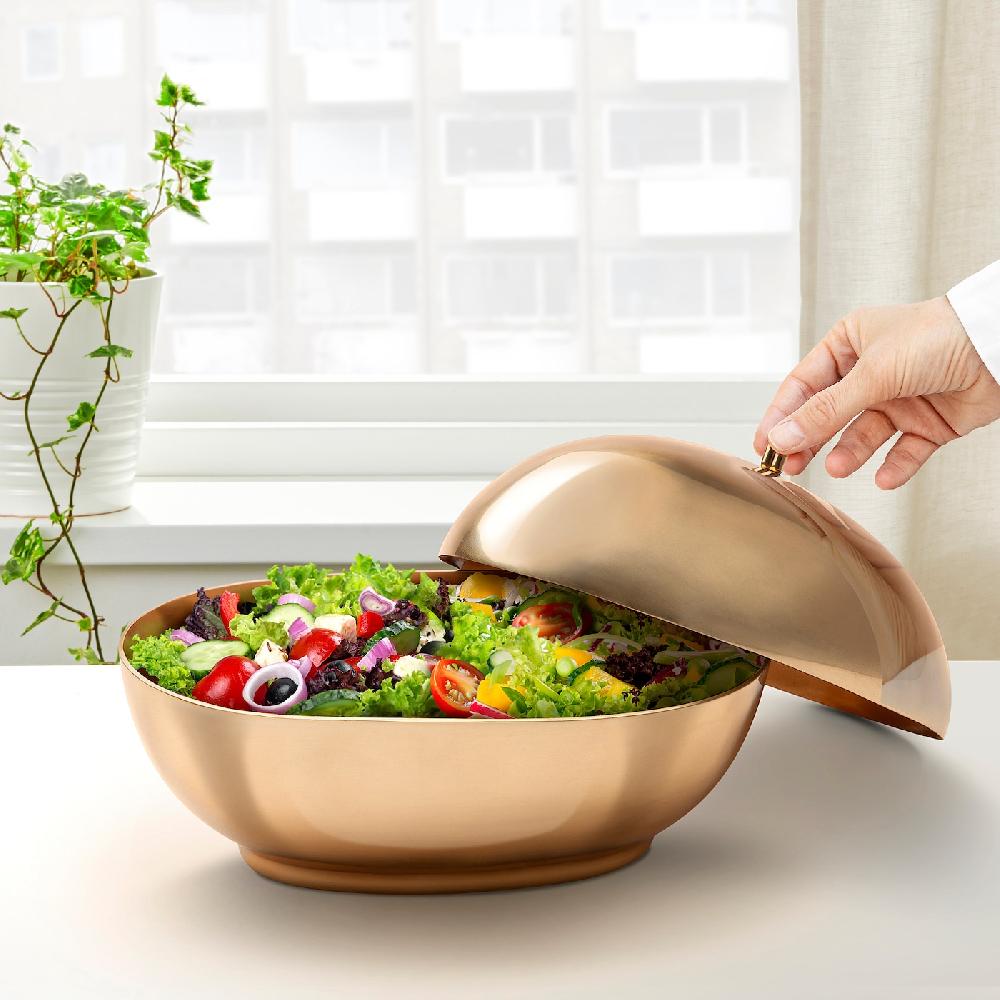 IKEA GOKVÄLLÅ Cuenco para servir con tapa 32x19x20 cm Ofertas de temporada