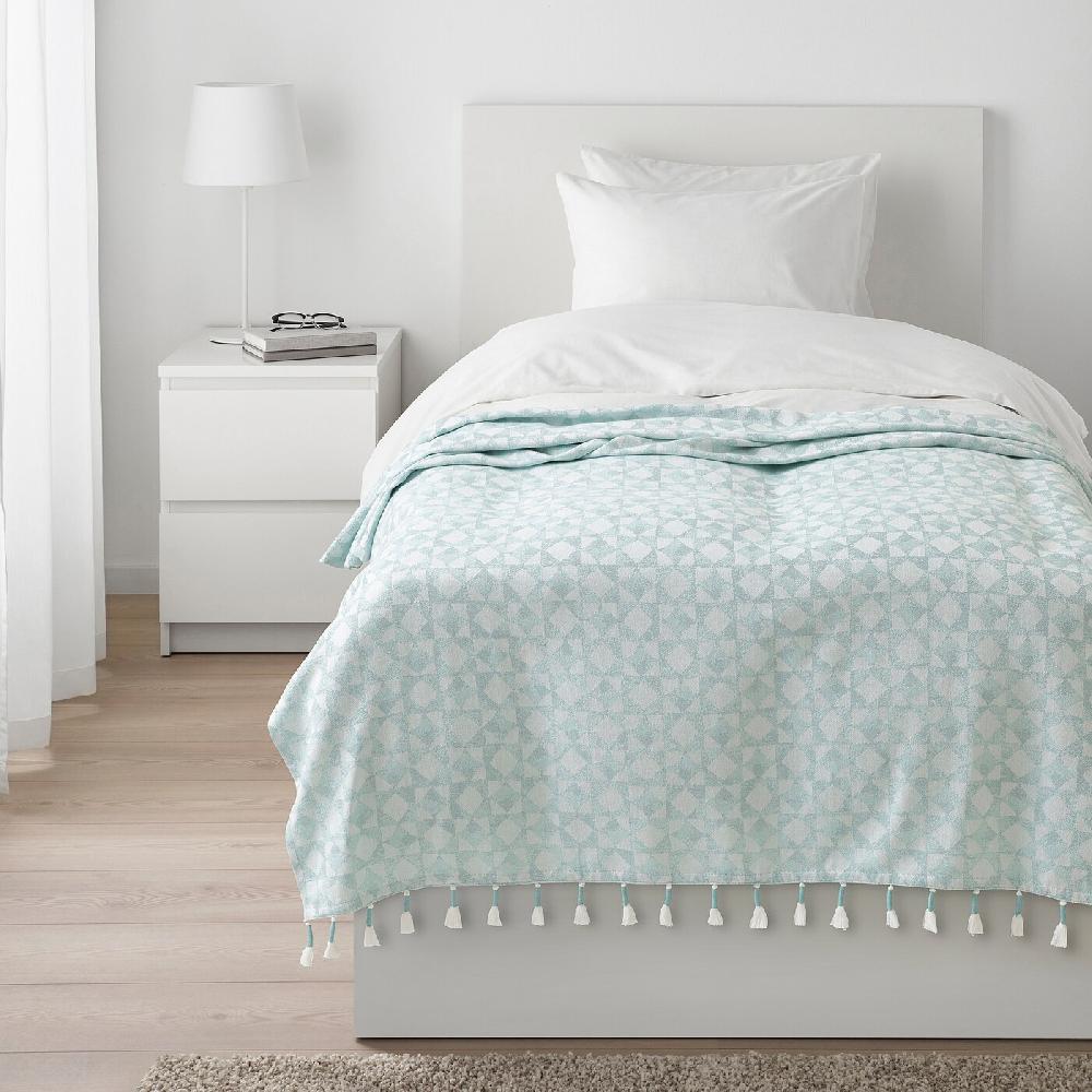 IKEA GOKVÄLLÅ Manta azul 130x170 cm Grandes ahorros