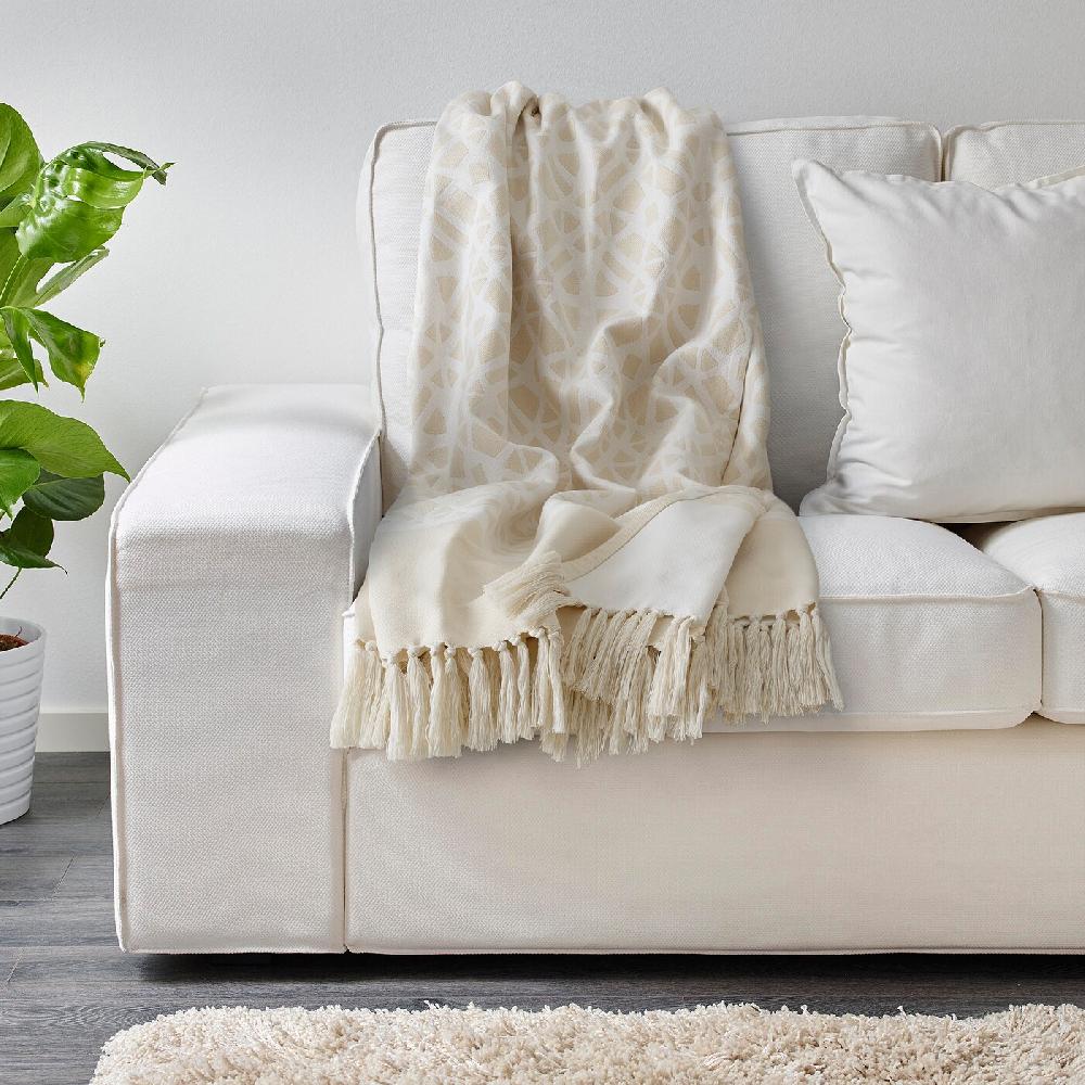 IKEA GOKVÄLLÅ Manta hueso 130x170 cm Precio ultrabajo