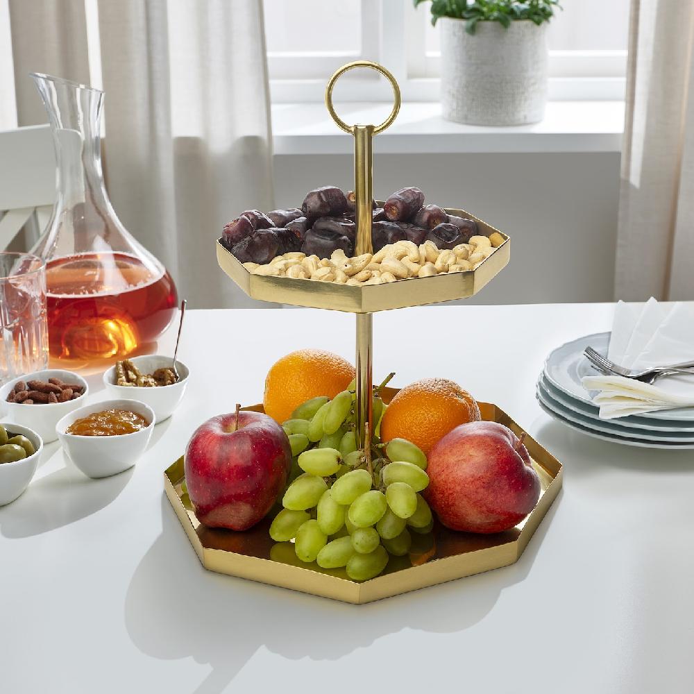 IKEA GOKVÄLLÅ Bandejas servir 2 alturas 27x27x32 cm Devoluciones gratuitas