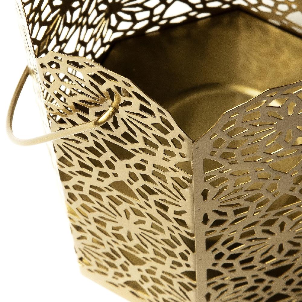 IKEA GOKVÄLLÅ Farolillo dorado 16x16x24 cm En línea